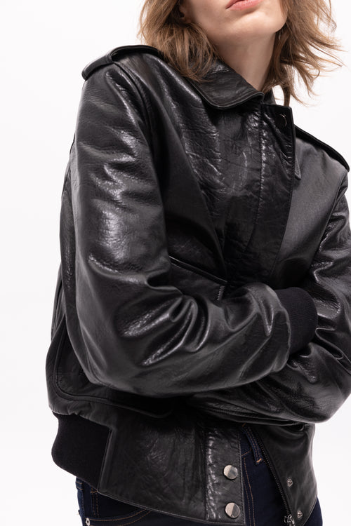 Aerope Deri Bomber Ceket