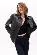 Aerope Deri Bomber Ceket