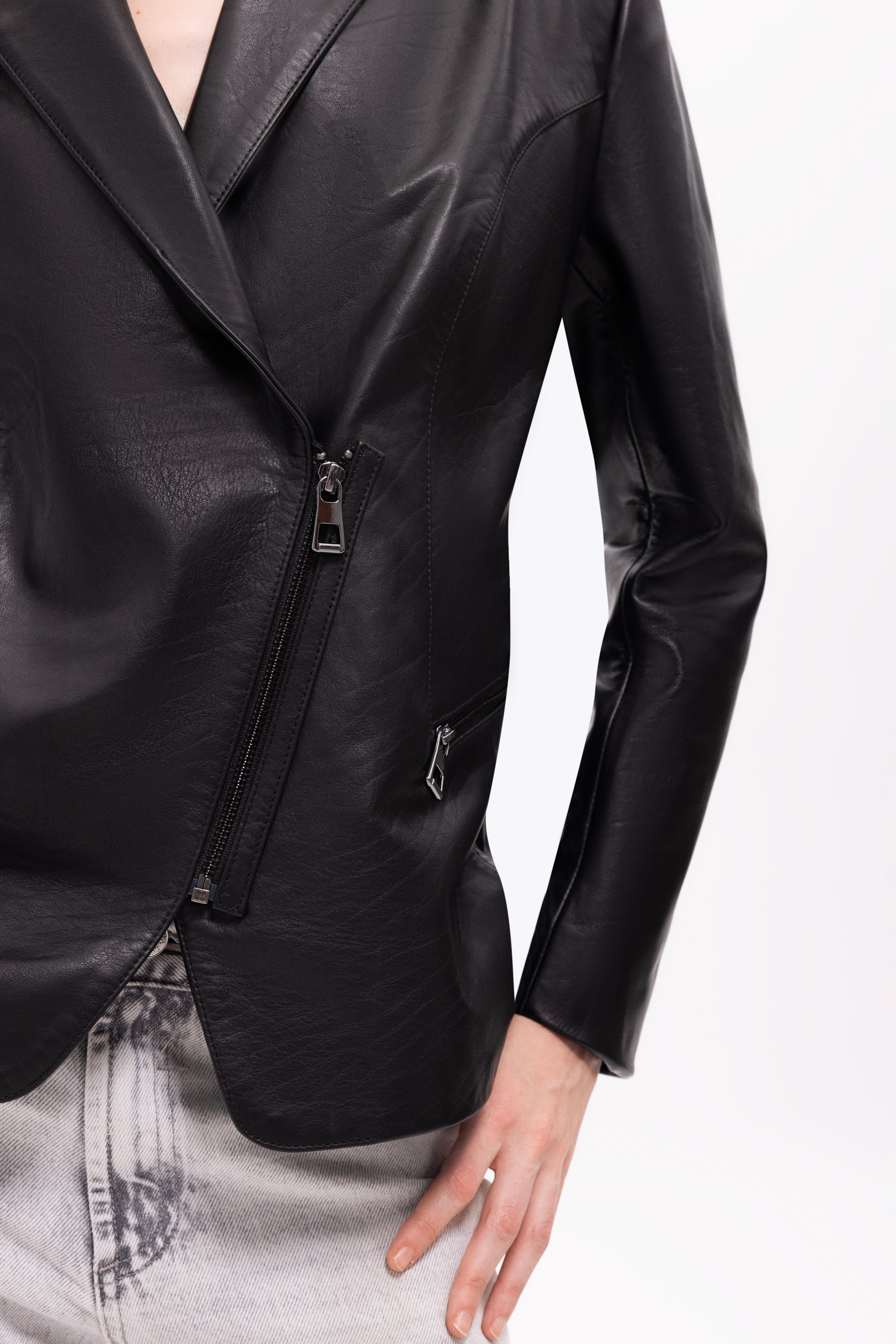 Sirene Deri Blazer Ceket