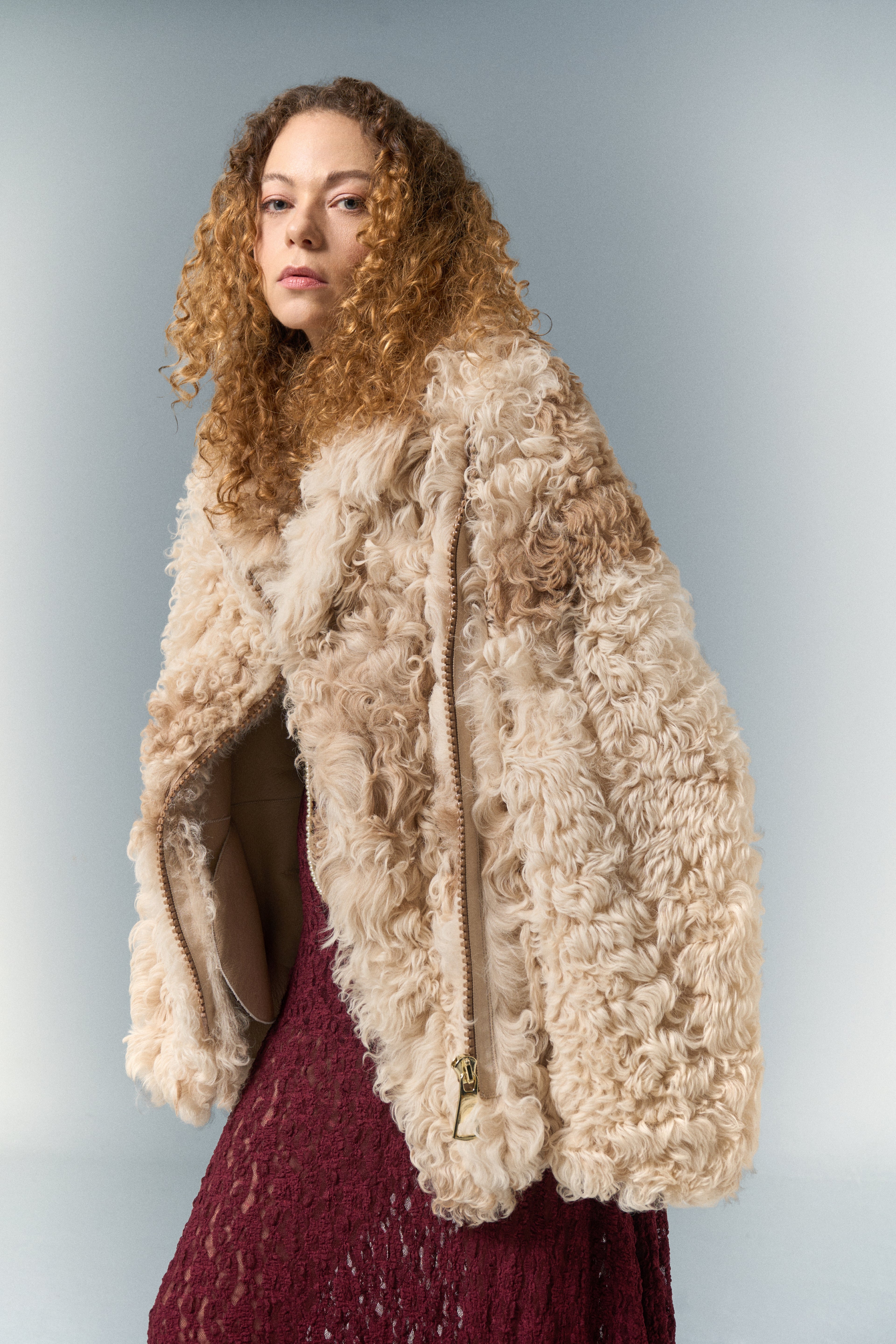 Babelogue Naturel Merino Kürk Ceket
