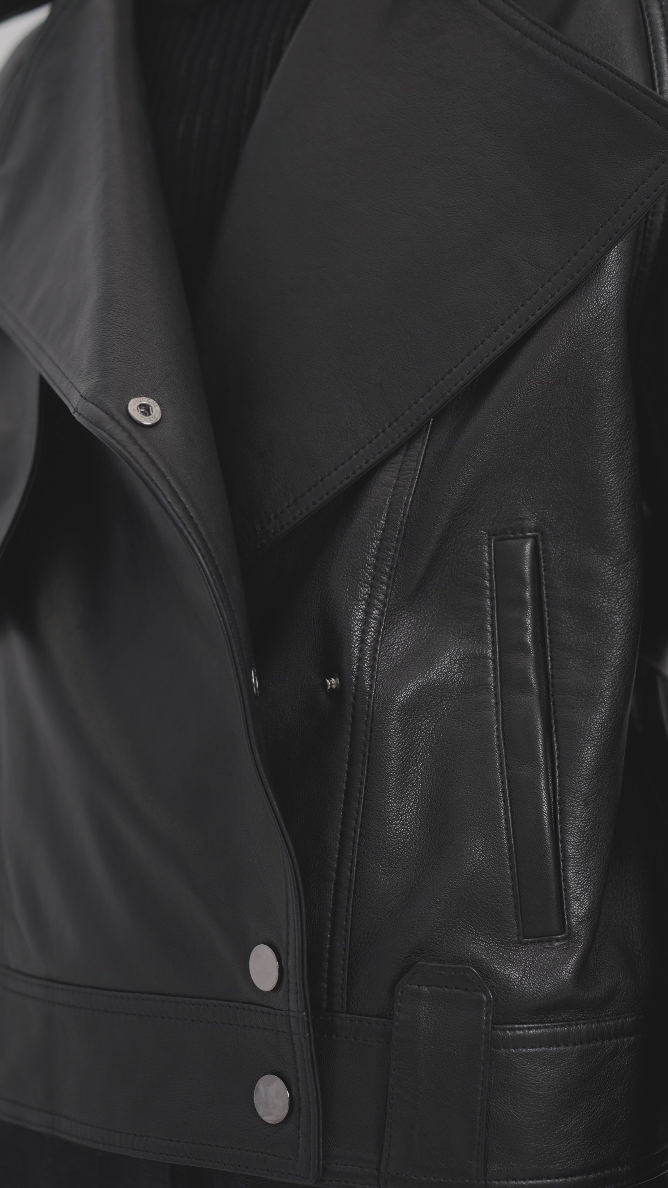 Arkhe Biker Deri Ceket