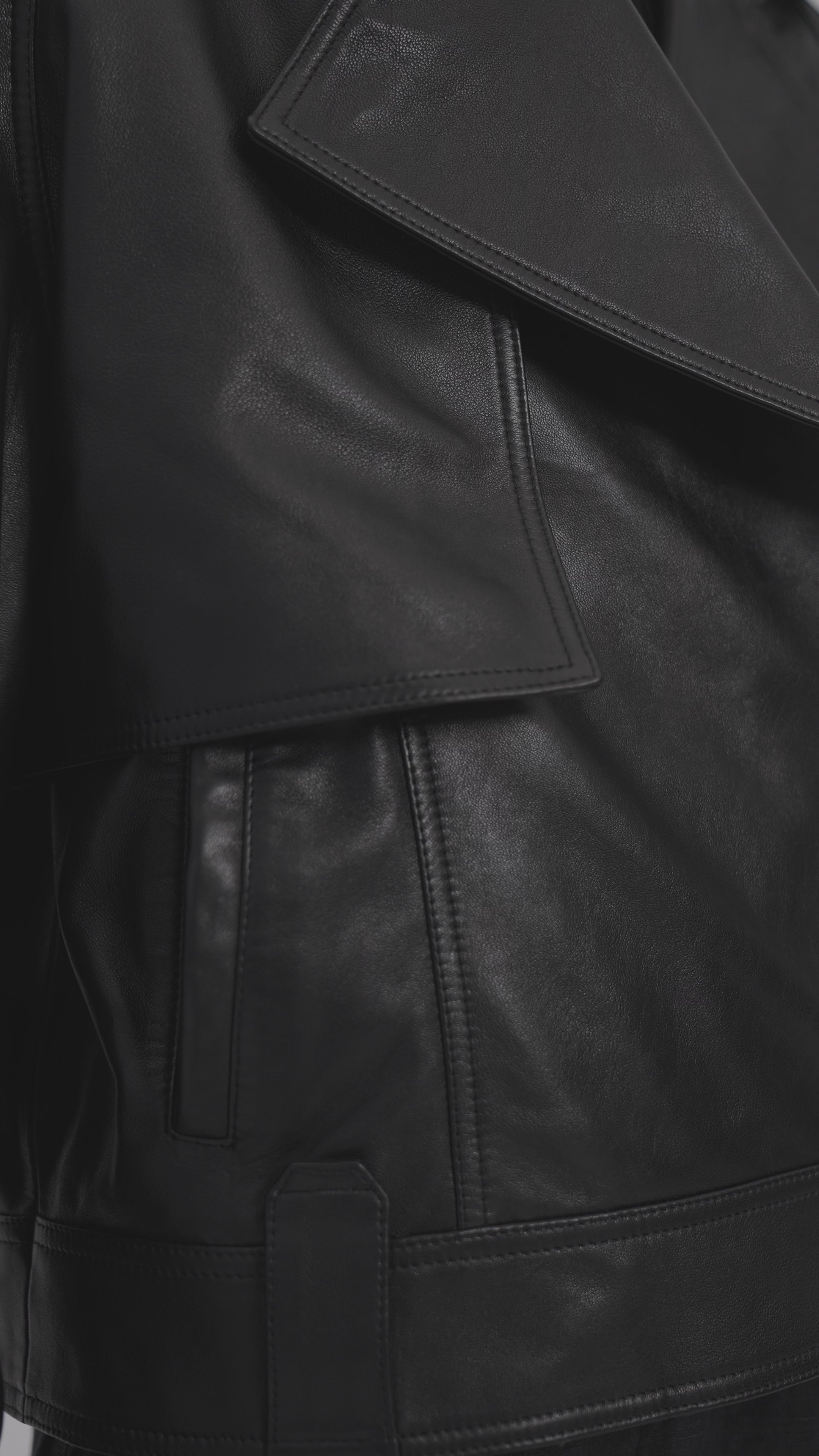 Arkhe Biker Deri Ceket